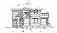 Двухэтажный дом ОБ-300-56